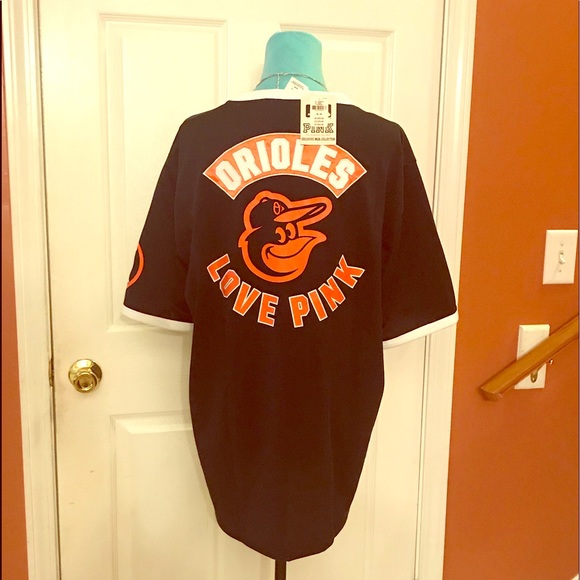 black and orange orioles jersey
